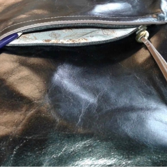 New Black Hobo Leather Purse - Picture 7 of 11